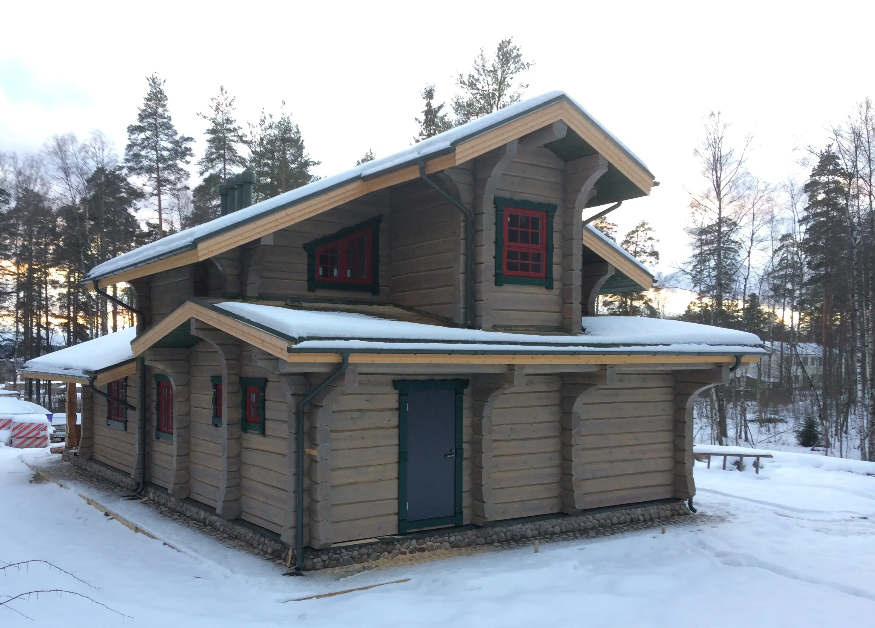 Дома из лафета под ключ — Северный дом